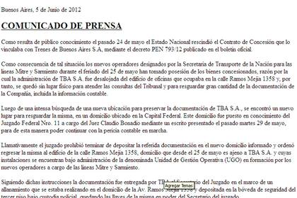 La empresa negó haber obstruido el accionar de la Justicia; dijeron estar sorprendidos por las detenciones