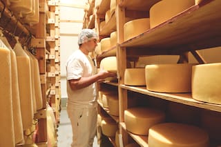 Un emprendedor logró hacer quesos muy codiciados por la gastronomía