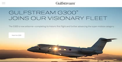 La empresa TourPrudenter hizo transferencias a Gulfstream Aerospace Corp por US$ 391.786.
