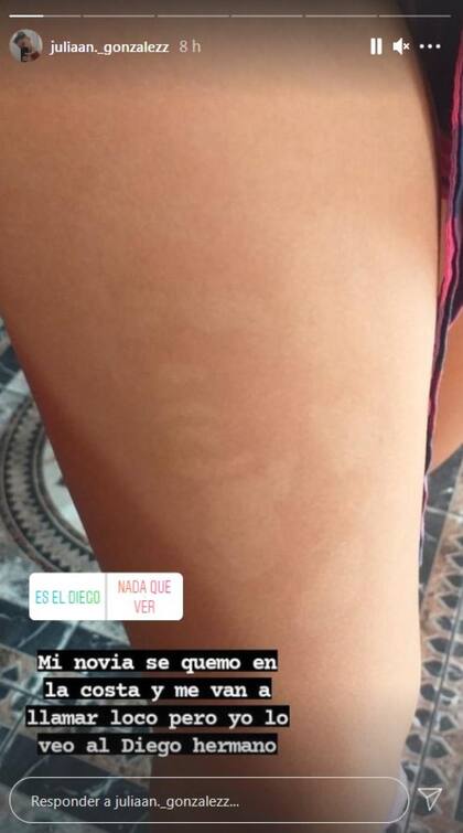 La encuesta que Julián lanzó en redes sociales. Crédito: Instagram