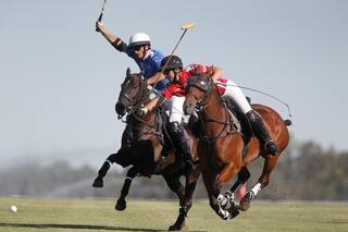 Una enorme cantidad de goles en un partido de polo que fue más apretado que lo esperado