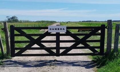 La entrada a la finca Gamboa