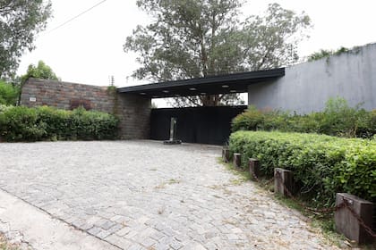 La entrada a la propiedad de Villa Rosa