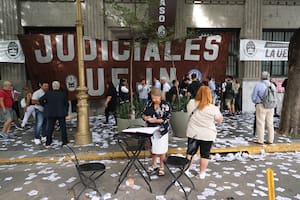 El sindicato de judiciales hizo una toma pacífica de un edificio del fuero laboral contra el traspaso a CABA