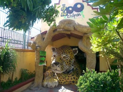 La entrada al zoológico Zoochilpan ubicado a unos 350 kilómetros al sur de la capital, y a 100 kilómetros del puerto turístico de Acapulco
