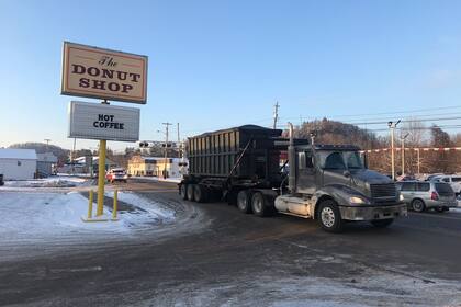 La entrada de Buckhannon, pueblo de 5600 habitantes, donde Trump sacó el 76% de los votos