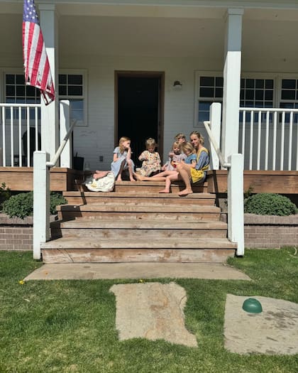 La entrada de la casa de Neeleman en Utah.