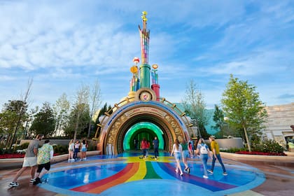 La entrada de Super Nintendo World