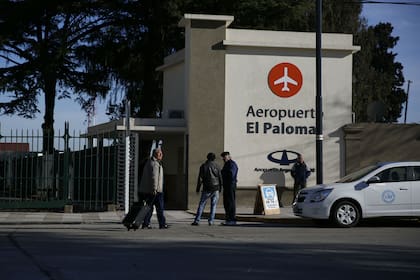 La entrada del aeropuerto