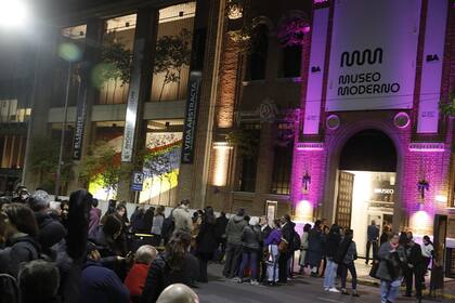 La entrada del Moderno, el la última Noche de los Museos