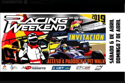 La entrada para la semana de carreras en el Circuito de Navarra