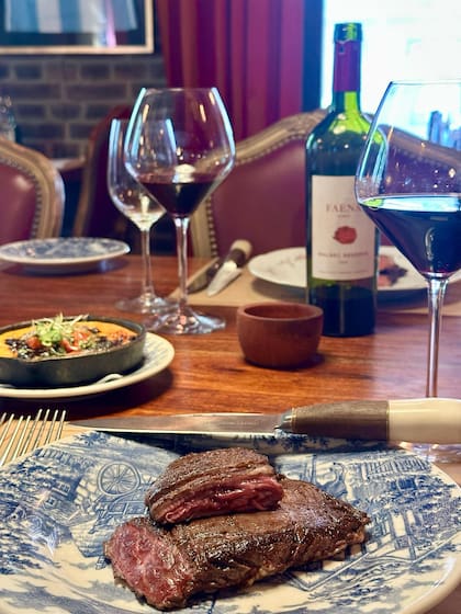 La entraña de El Mercado, el restaurante del Faena Hotel Buenos Aires.