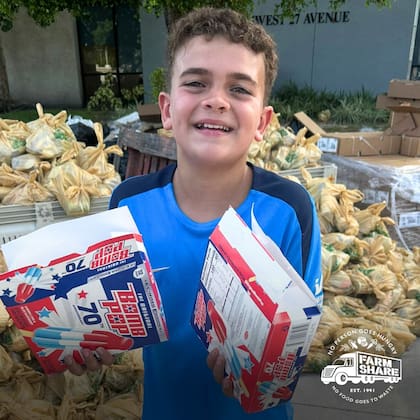 La entrega de alimentos se realizará durante la última semana de enero en diversos puntos del estado (Facebook/Farm Share)