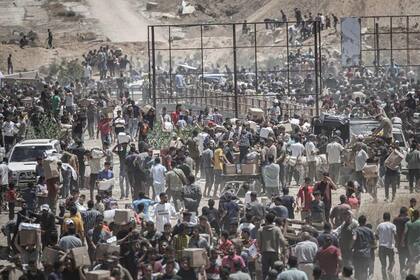 La entrega de la ayuda humanitaria en los últimos días ha sido caótica