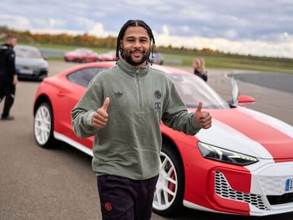 La entrega de los modelos Audi a los jugadores del Bayern Múnich