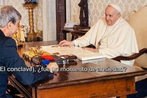 La entrevista inédita al papa Francisco