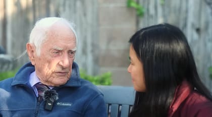 La entrevista que dio Scharffenberg a Michelle Cen sobre la longevidad (Foto: Captura YouTube ¡Viva la longevidad!)