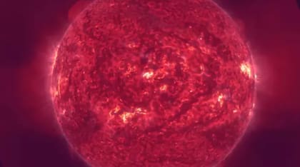 La erupción solar tuvo un tamaño de casi un millón de kilómetros (Foto: @TamithaSkov)