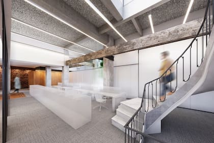 La escalera original se conservará entre el piso seis y el séptimo