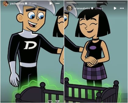 La escena de Danny Phantom que Oriana y Paulo eligieron en sus historias de Instagram para contar que serán padres por primera vez