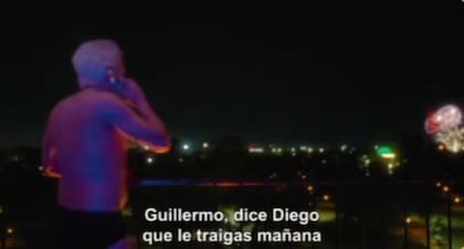 La escena de la serie habla de los ravioles que quiere Diego Maradona