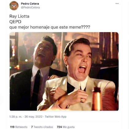 La escena de Ray Liotta en Buenos muchachos también generó uno de los memes más populares de las redes