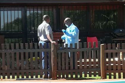 La escena de un ataque a una pequeña propiedad en noviembre de 2018.