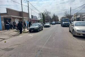 La escena del crimen de Bruno Villalba en Rafaela