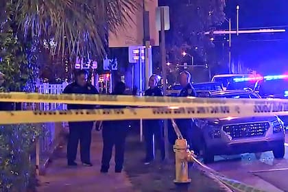 La escena del crimen en la cual se halló el cuerpo de la argentina de 28 años asesinada en Miami
