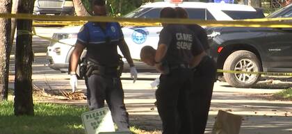 La escena del tiroteo en Miami