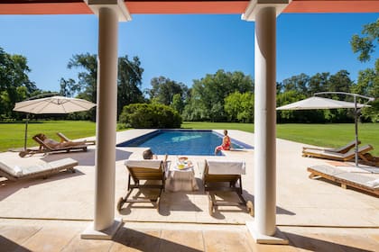 La escénica piscina.