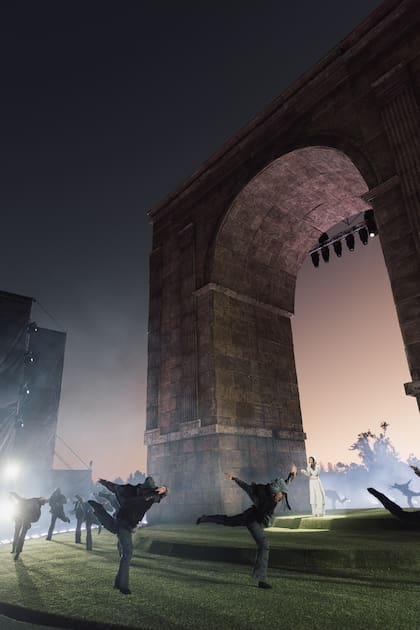 La escenografía de Un mechón de pelo