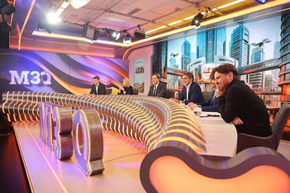 La escenografía deslumbró a los invitados