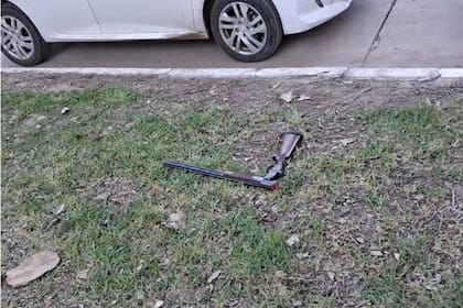 La escopeta calibre 12/70 usada en la masacre en la escuela de San Cristóbal, Santa Fe