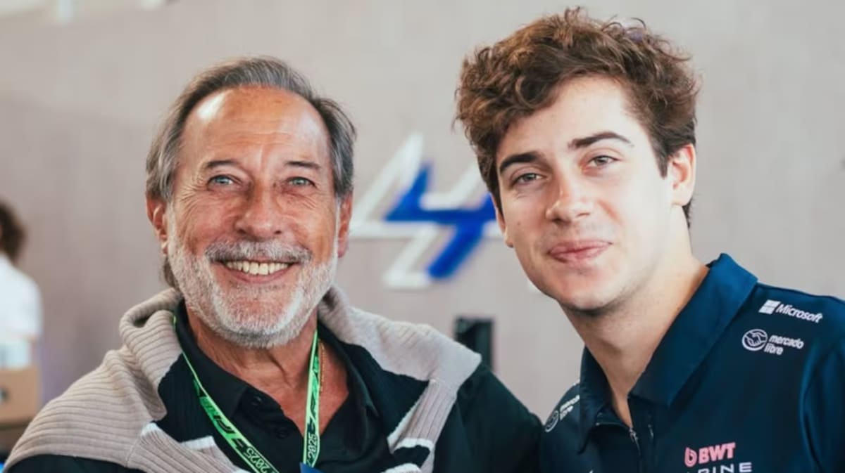 El divertido posteo de la escudería Alpine sobre Franco Colapinto y Guillermo Francella