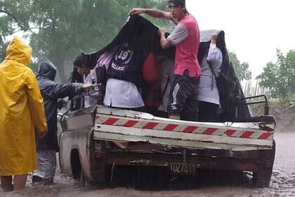 La escuela afectada por la inundación es la de Finca Cornet