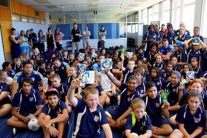La escuela Alice Springs en Australia