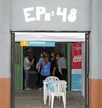 La Escuela N° 48 de La Matanza, nuevo vacunatorio.