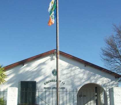 La escuela rural 14 en el paraje rural de Escobedo