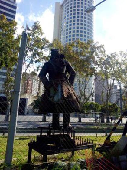 La escultura de Regazzoni que fue robada