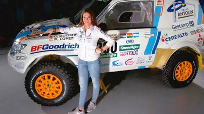 La española Crsitina Gutiérrez pretende ser la primera española en completar un Dakar desde que se corre en Sudamérica