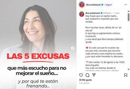 La especialista se volvió una referente en la materia