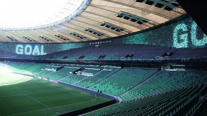 La espectacular pantalla LED 360º del estadio Krasnodar