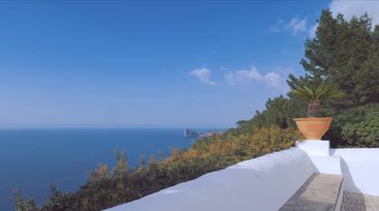 La espectacular vista del Mar Mediterráneo desde una de las viviendas.