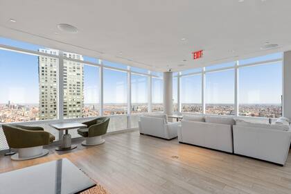 La espectacular vista desde uno de sus lujosos departamentos