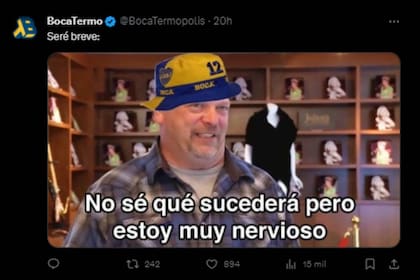 La espera se hace larga para los hinchas de Boca (Captura X)