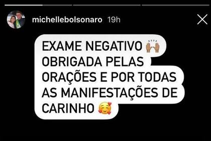 La esposa de Bolsonaro, recuperada