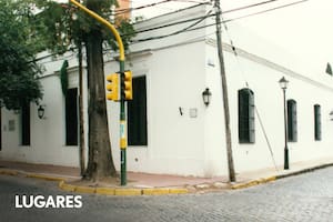 La esquina adoquinada donde se levanta la Casa de Alfaro.
