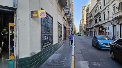 La esquina de Rodríguez Peña y Rivadavia, ya restaurada luego de la intervención