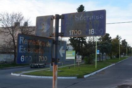 La esquina de Villa Mitre donde se encontraba la casa embrujada